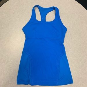 Beautiful blue lululemon tank, sz 6 💕